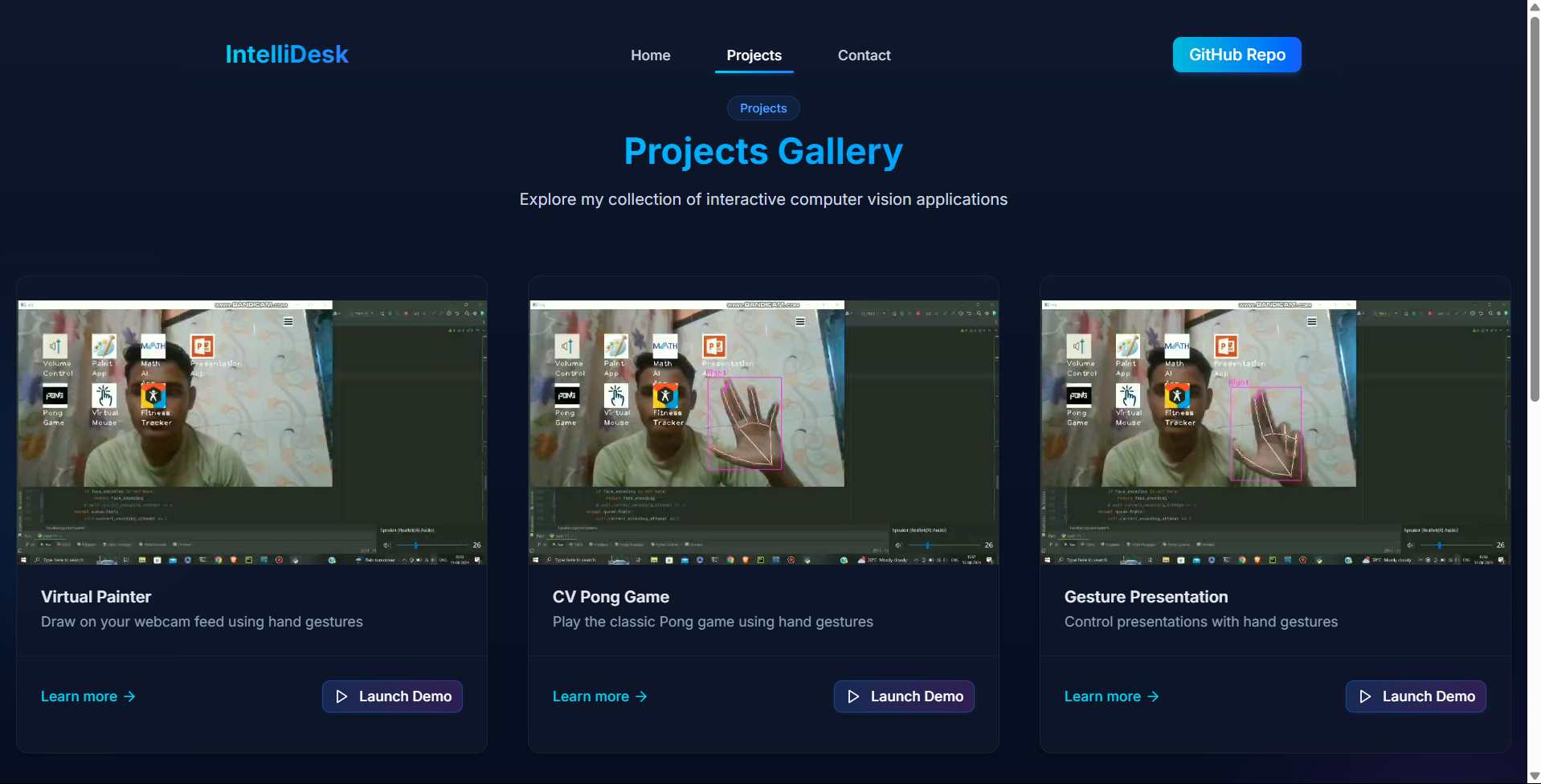 Computer Vision Application screenshot 1